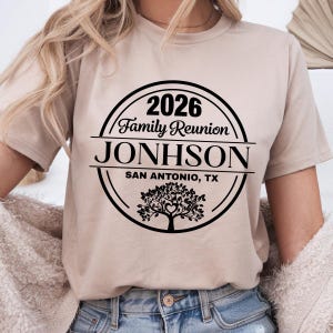 Family Reunion SVG, Family Reunion 2026 PNG shirt, Custom Name (digital file for DTF Sublimation Cricut) image 14