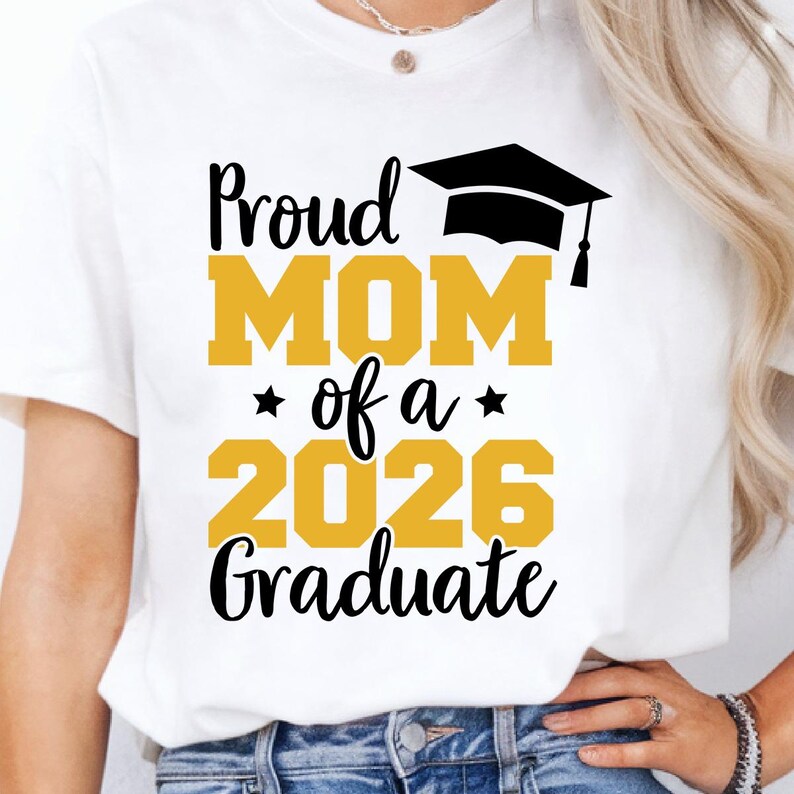 Paquete SVG familiar para estudiantes de último año de 2026 (descarga digital) imagen 3