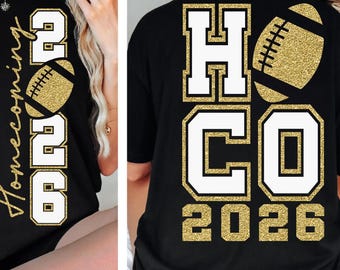 Arquivo SVG PNG para o evento de boas-vindas ao time de futebol americano de 2026: Design com glitter dourado (Download digital)