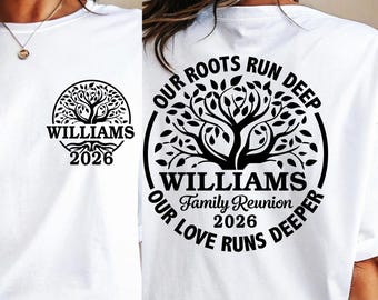 Family Reunion 2026 SVG, Roots Run Deep Design (Digital Download)