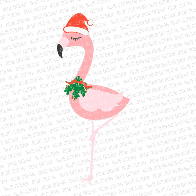 Christmas Flamingo SVG Flamingo SVG Holiday Flamingo SVG - Etsy
