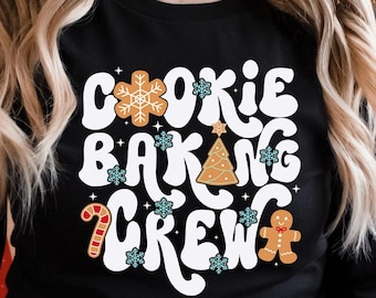 Christmas Baking Crew SVG PNG: Cookie Apron Design (Digital Download)