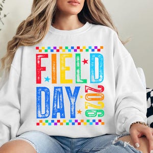 Field Day 2026 PNG-paket, rutig, sliten design (digital nedladdning) bild 14