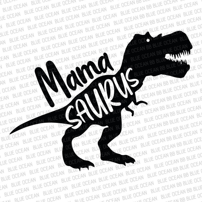Download Mama Saurus SVG Dinosaur SVG T-Rex Dinosaur Svg Mama | Etsy
