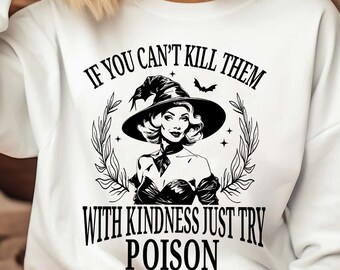 Funny Witch Halloween PNG, SVG, Cricut (Digital Download)
