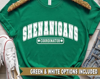 Shenanigans coördinator SVG, St. Patrick's Day SVG, St. Patrick's Day-shirt, grappige St. Patrick's SVG