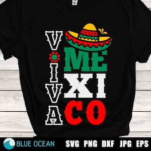 Viva Mexico SVG, Mexico SVG, Independencia de Mexico, Mexico PNG sublimation, Mexican Hat