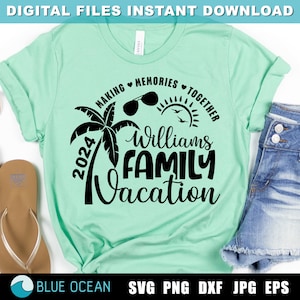 Family Vacation SVG, Family Vacation 2024, Making memories together, Vacation shirt 2024 SVG image 4