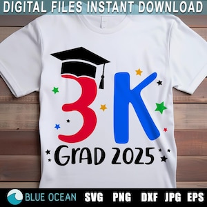 Diplômé 3K 2025 SVG, Diplôme 3K 2025 SVG, Diplôme 3K 2025, Chemise de remise des diplômes 3K PNG