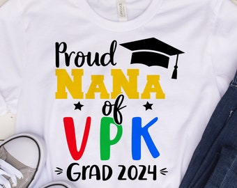 Proud VPK Nana svg,  Proud NaNa of a VPK graduate svg, VPK Nana svg, Vpk graduation svg