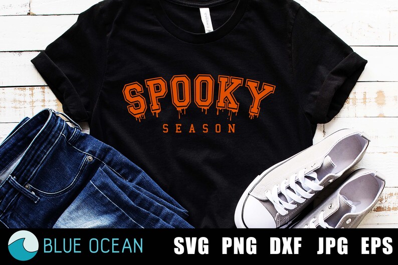 Spooky Season SVG: Halloween Vibes Graphic (Digital Download) image 4