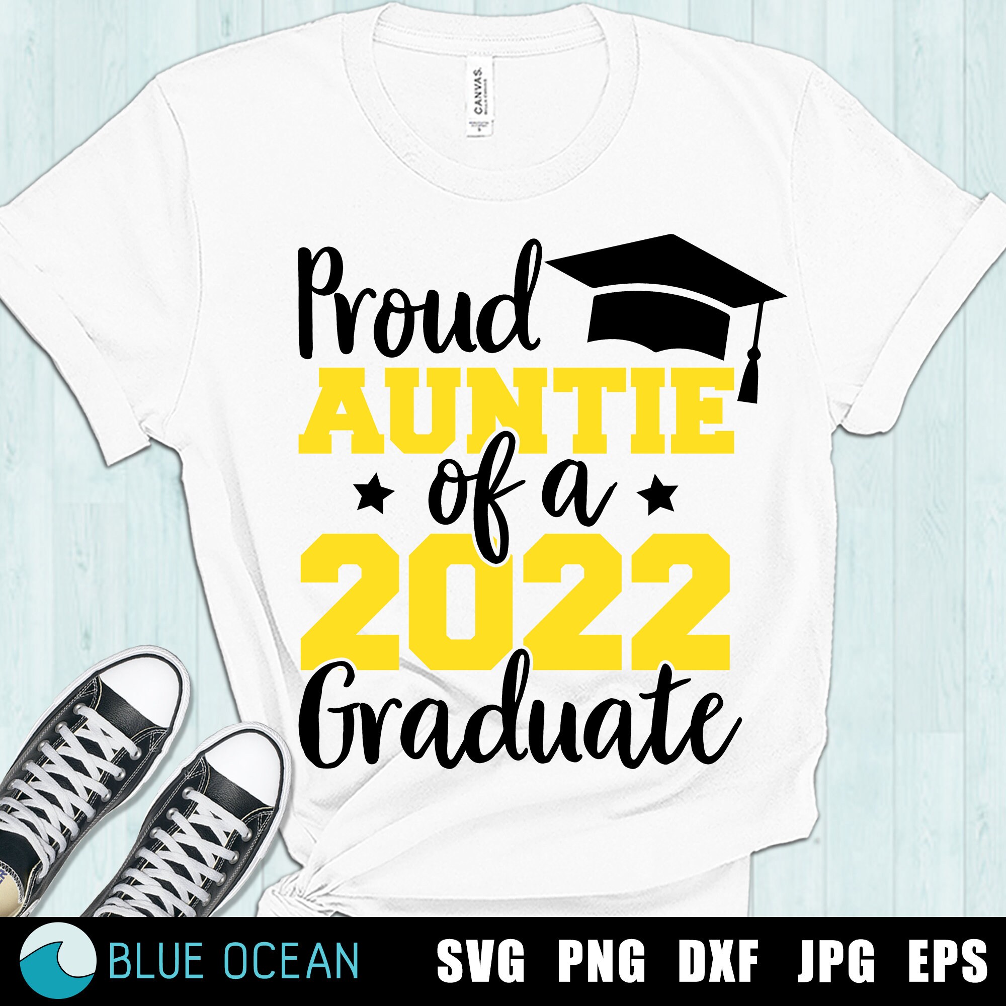 Proud Auntie of a 2022 Graduate SVG 