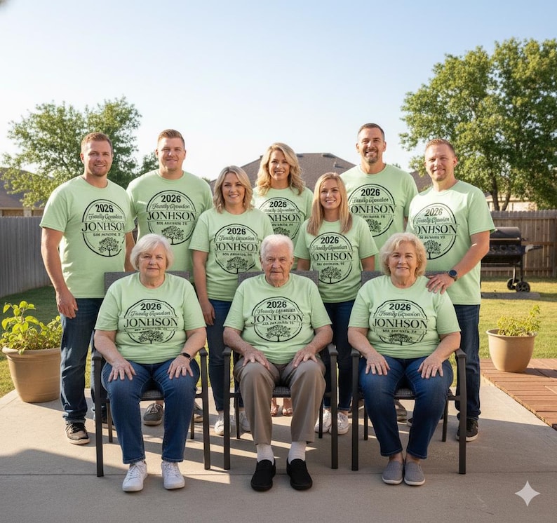 Family Reunion SVG, Family Reunion 2026 PNG shirt, Custom Name (digital file for DTF Sublimation Cricut) image 4