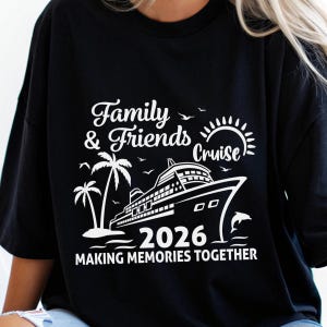 Cruzeiro em Família e Amigos 2026 SVG, Cruzeiro 2026 PNG, Camiseta de Cruzeiro PNG, Férias em Cruzeiro 2026 imagem 11