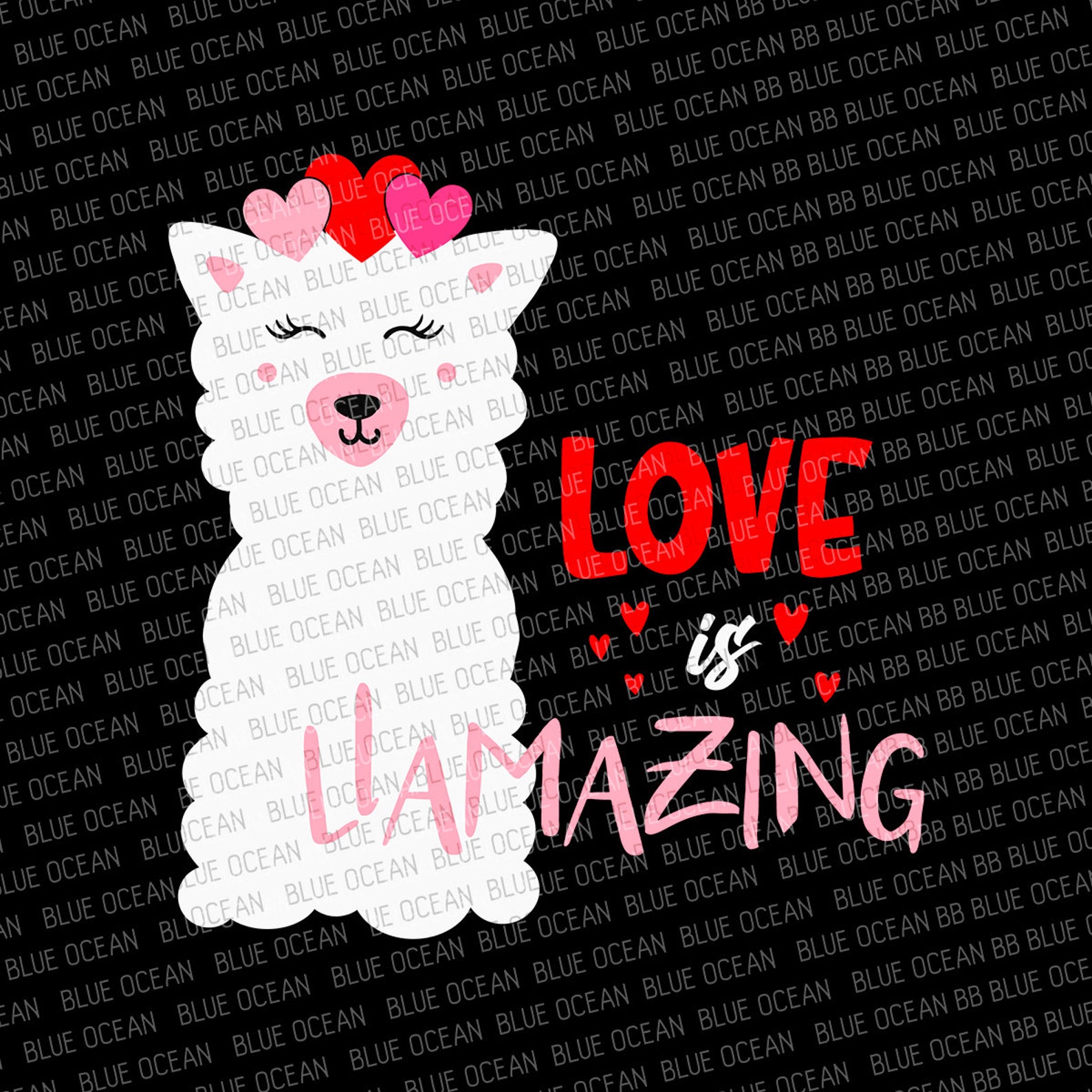 Download Love is llamazing SVG Valentine llama SVG Valentines day ...