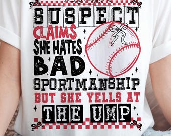 Funny Baseball Umpire Design: Retro Checkered PNG (Digital Download)