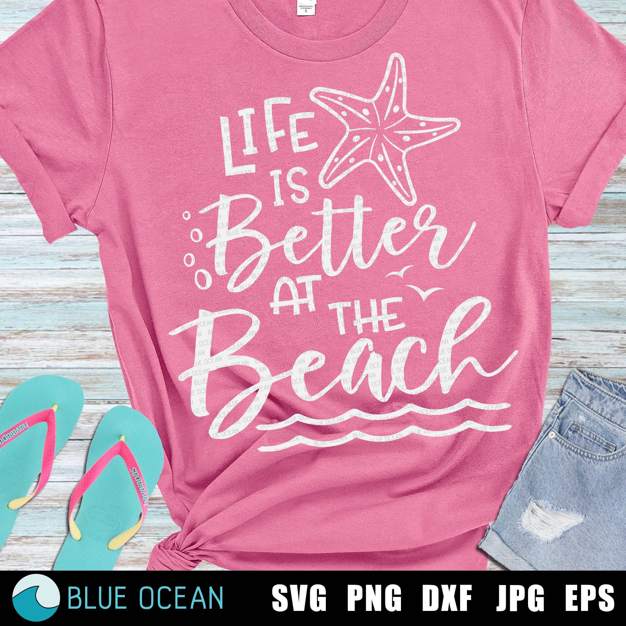 Life is Better at the Beach SVG Beach SVG Summer SVG | Etsy