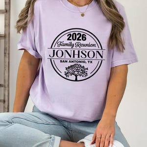 Family Reunion SVG, Family Reunion 2026 PNG shirt, Custom Name (digital file for DTF Sublimation Cricut) image 12