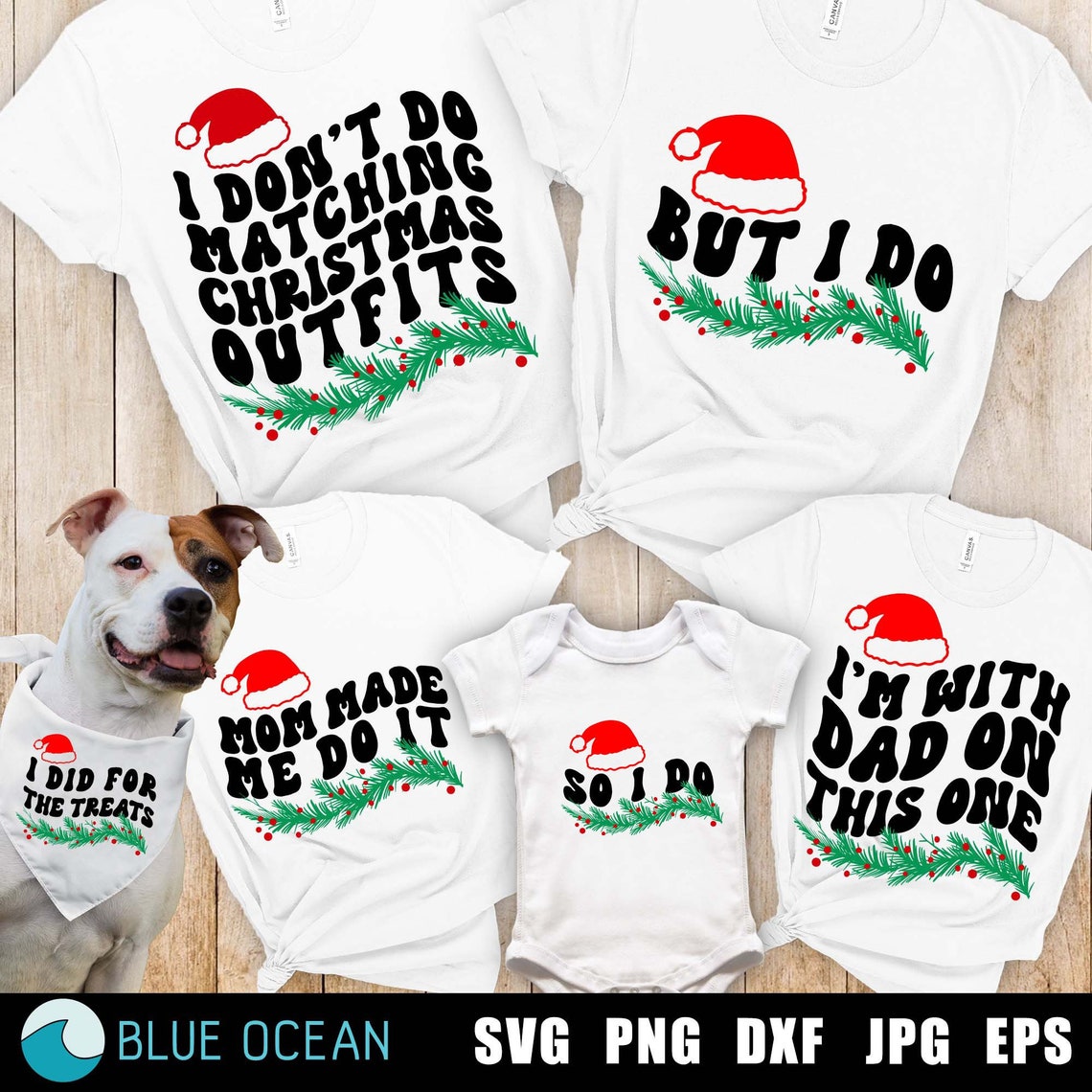 I Don't Do Matching Christmas Outfits SVG but I Do SVG - Etsy
