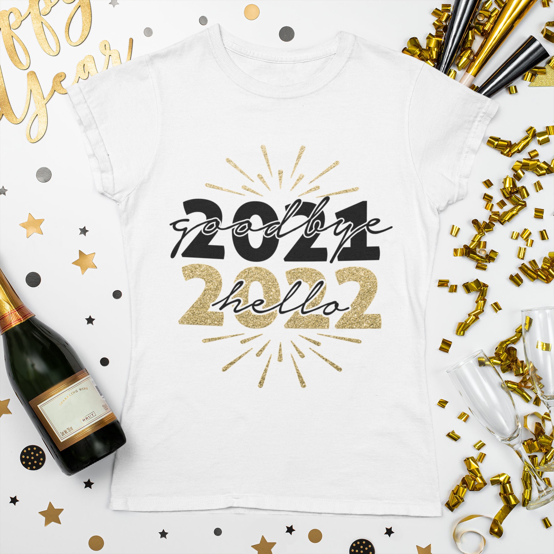 Hello 2022 svg goodbye 2021 hello 2022 svg new year 2022  etsy
