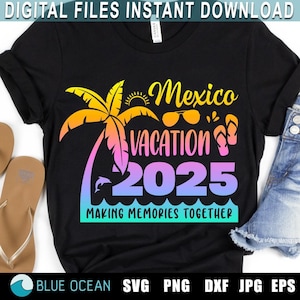 Vacances en famille SVG, SVG au Mexique 2025, vacances au Mexique 2025 SVG, vacances en famille au Mexique, vacances en famille en 2025 PNG