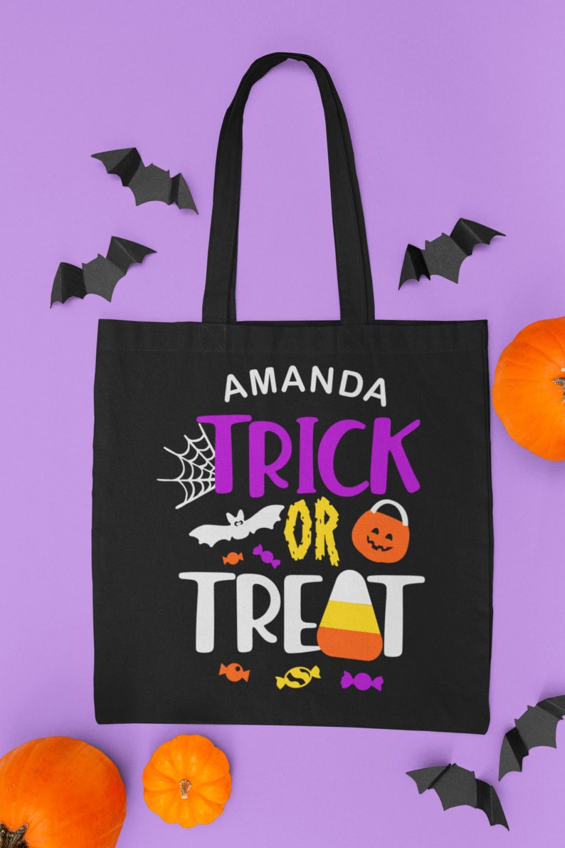 Trick or Treat Bag SVG Bag for Treats SVG Kids Halloween - Etsy
