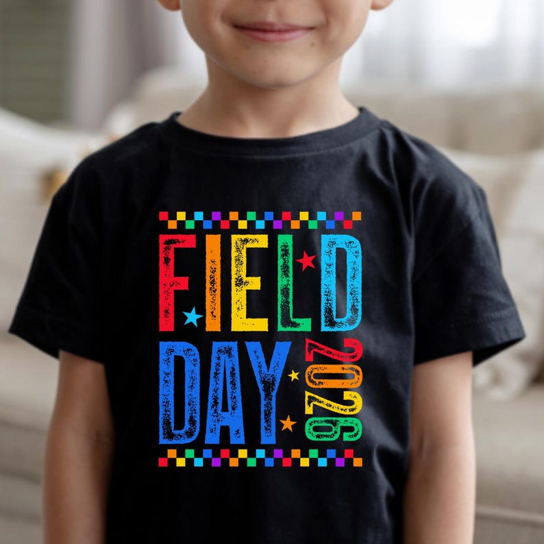 Field Day 2026 PNG-paket, rutig, sliten design (digital nedladdning) bild 2