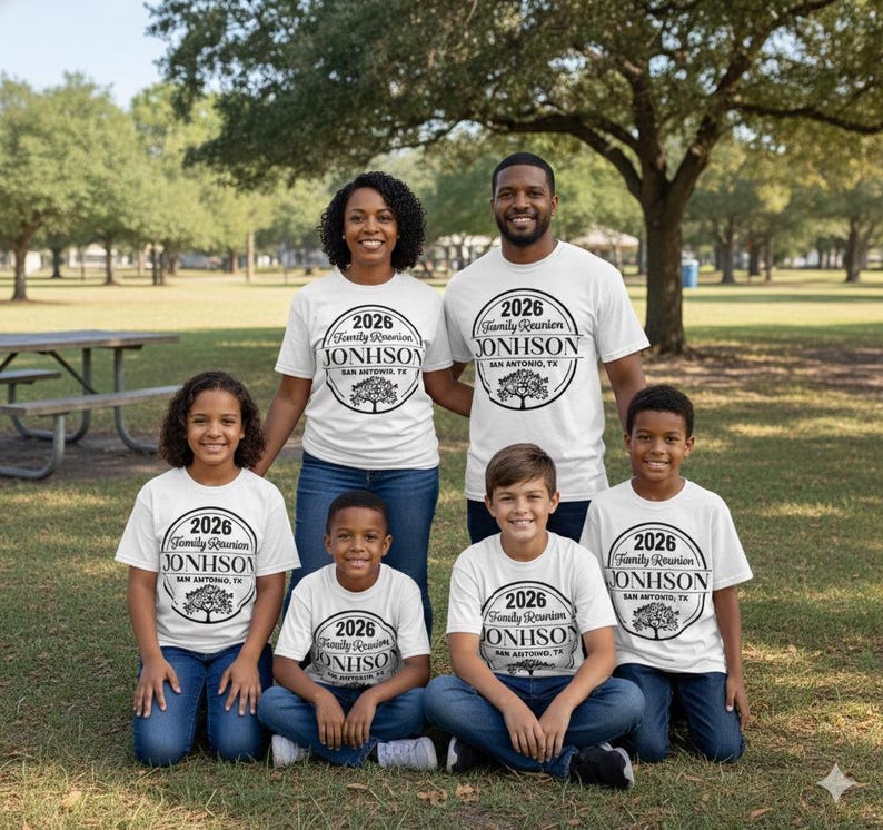 Family Reunion SVG, Family Reunion 2026 PNG shirt, Custom Name (digital file for DTF Sublimation Cricut) image 6