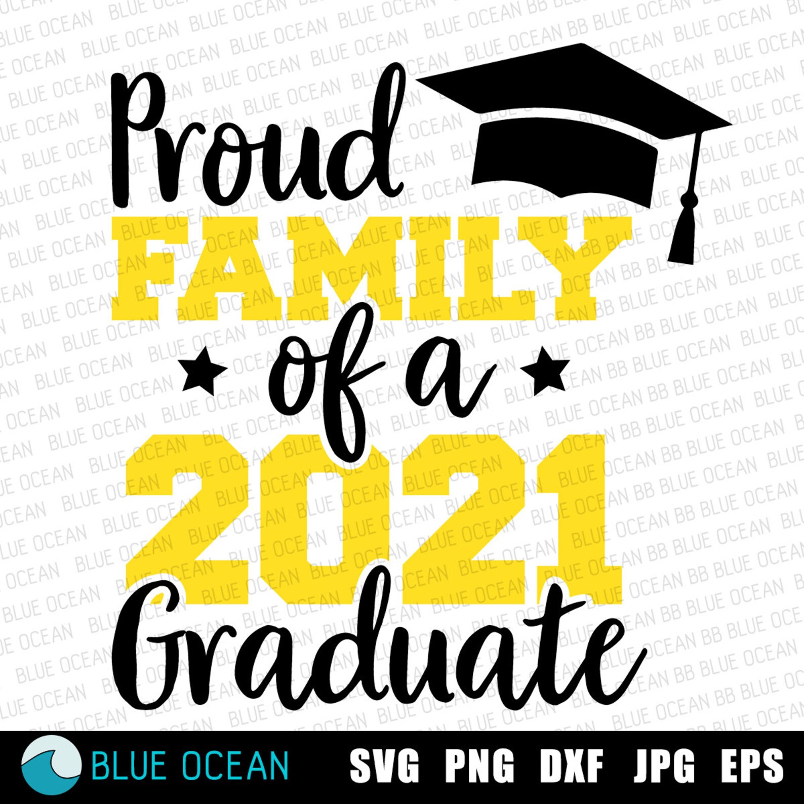 Download Proud Family of a 2021 Graduate SVG Graduation 2021 SVG | Etsy