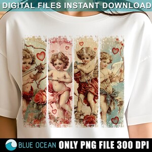 Retro Cupid  Png, Retro Valentine Shirt Design, Baby Cupid png, Valentine's Day Png, Valentine Love Png, valentine's day distressed,