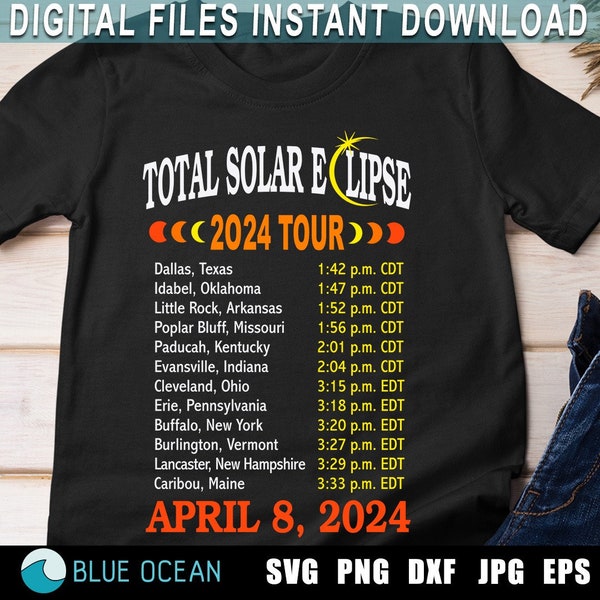 Solar Eclipse 2024 Buffalo Svg Etsy Australia