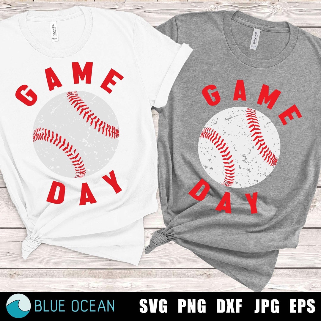 Game Day SVG, Game Day Baseball SVG, Baseball SVG, Baseball Ball