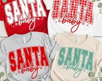 Santa Baby SVG PNG, Retro Christmas Shirt Design (Digital Download)