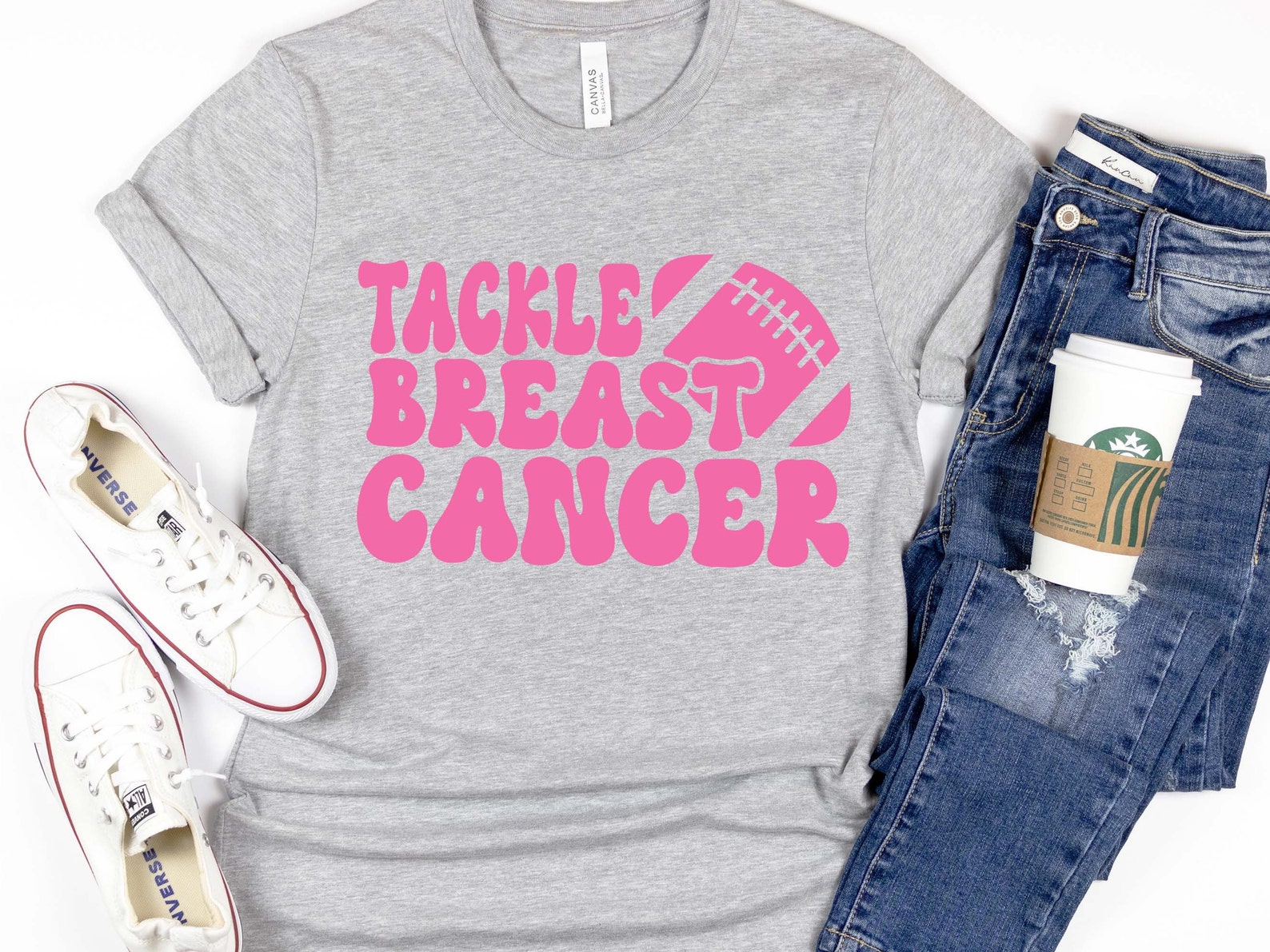 Tackle Breast Cancer Svg, Breast Cancer Svg, Cancer Awareness Svg ...