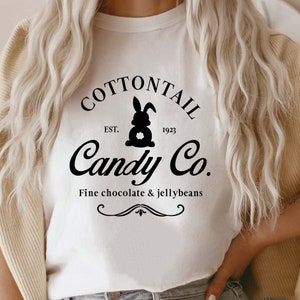 Cottontail Candy Co SVG, Páscoa SVG, Cottontail Candy Company SVG, arquivos para Cricut e Silhouette