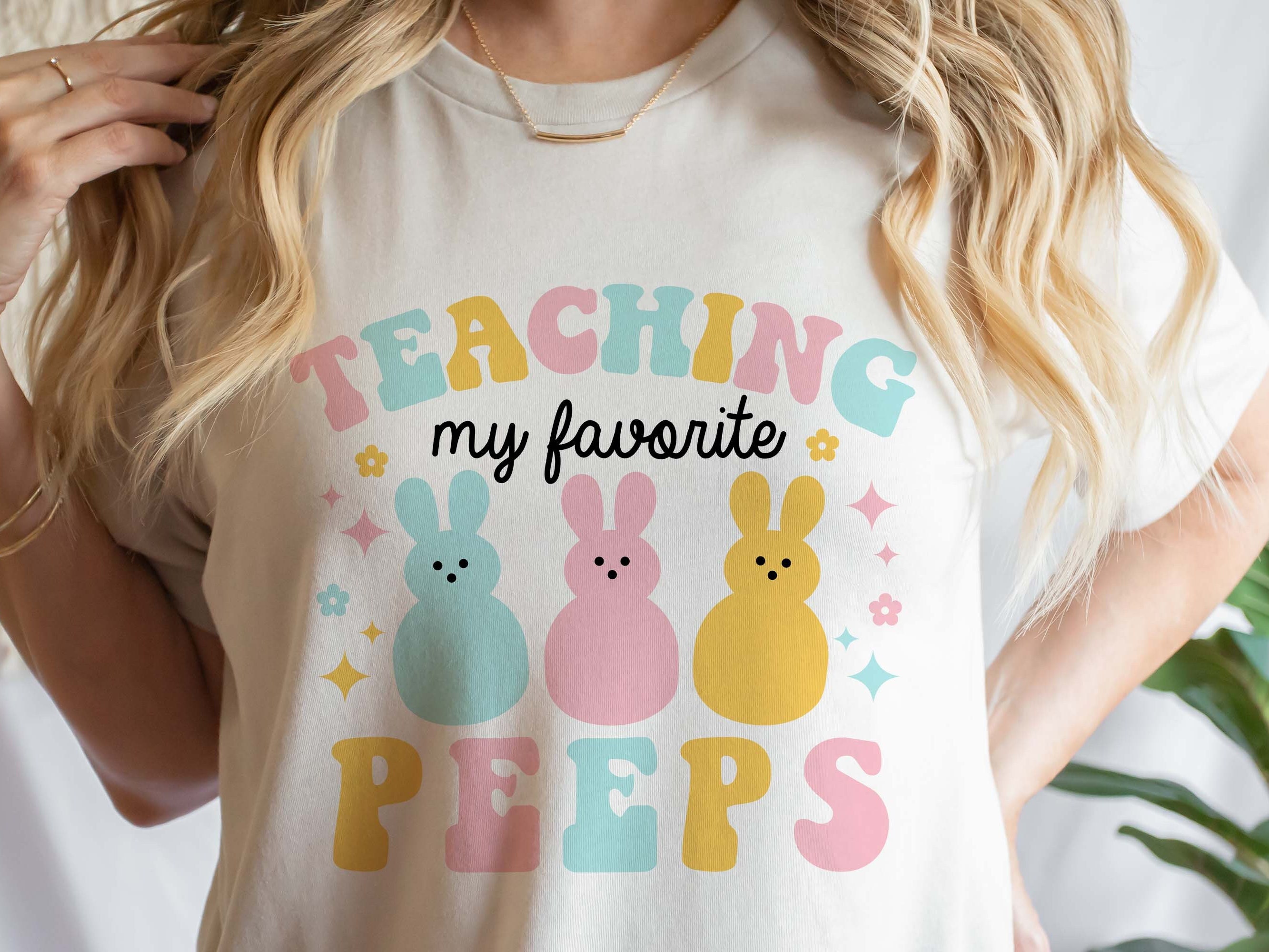 Teaching My Favorite Peeps Svg Teacher Easter Svg Easter - Etsy