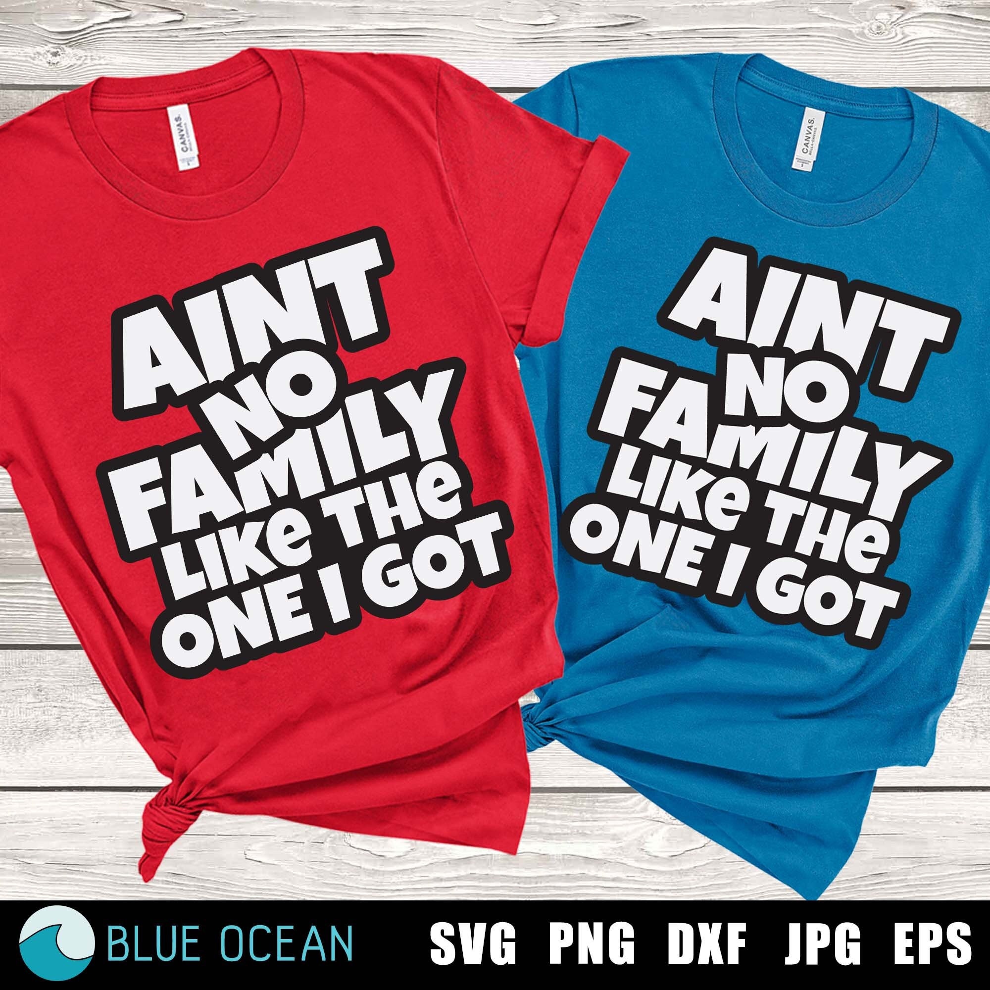 Aint No Family Like the One I Got (svg, Png, Dxf, Jpg, Eps) - Etsy