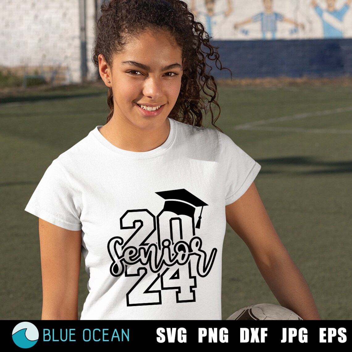 Senior 2024 SVG Class of 2024 SVG Graduation 2024 SVG Etsy Israel