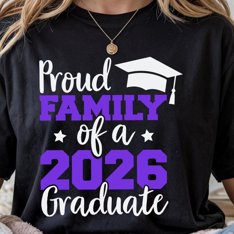 Proud Senior 2026 Family SVG PNG Purple Bundle (digital Download) - Etsy