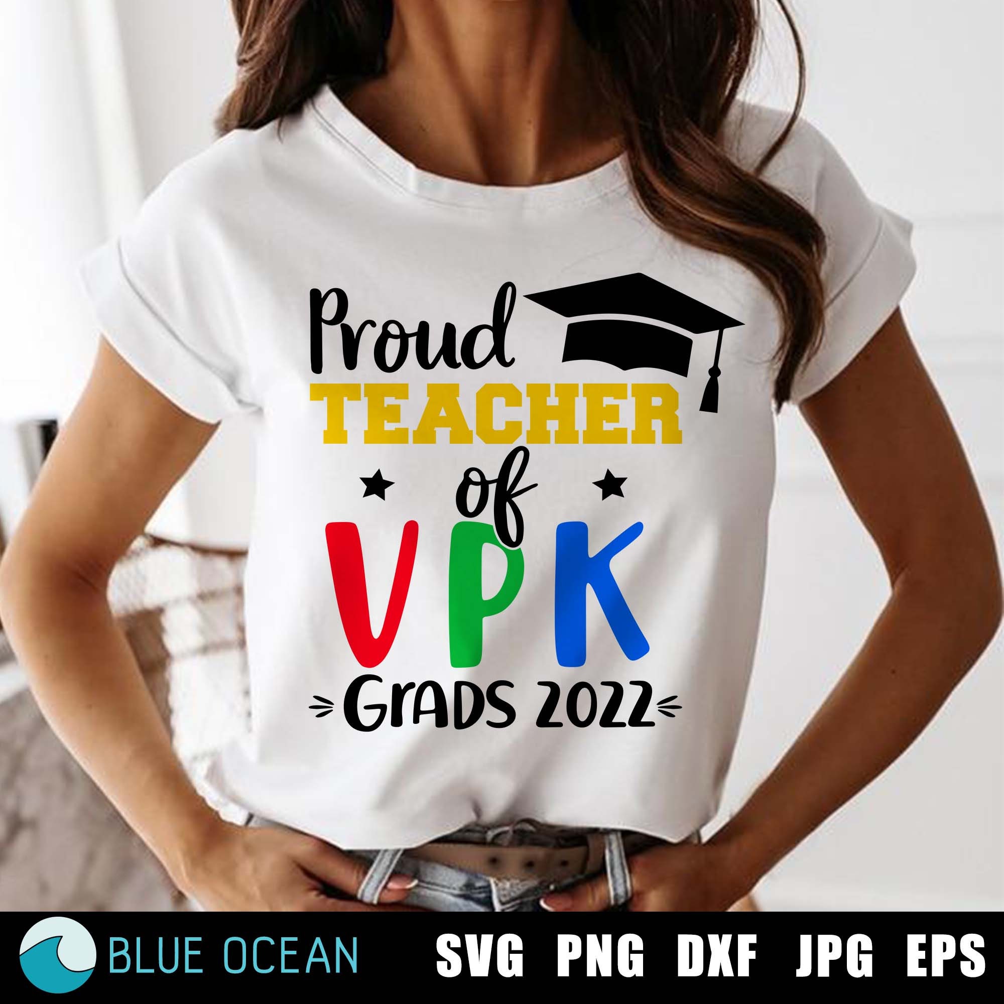 Proud VPK Teacher Svg Proud VPK Teacher of 2022 Graduates - Etsy
