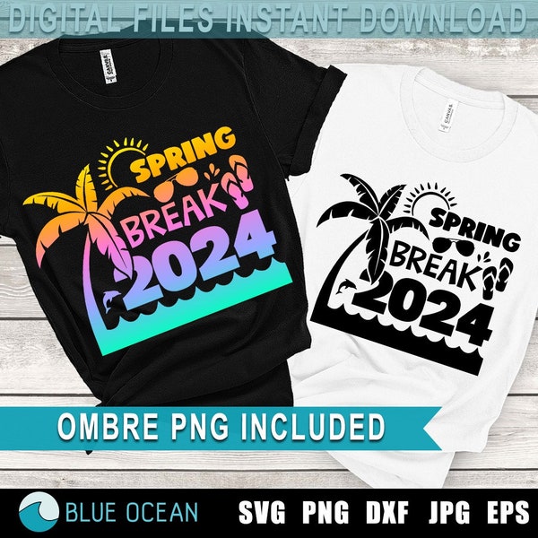Spring Break 2024 SVG, Spring Break SVG, Spring Break 2024 PNG, Spring Break shirt png