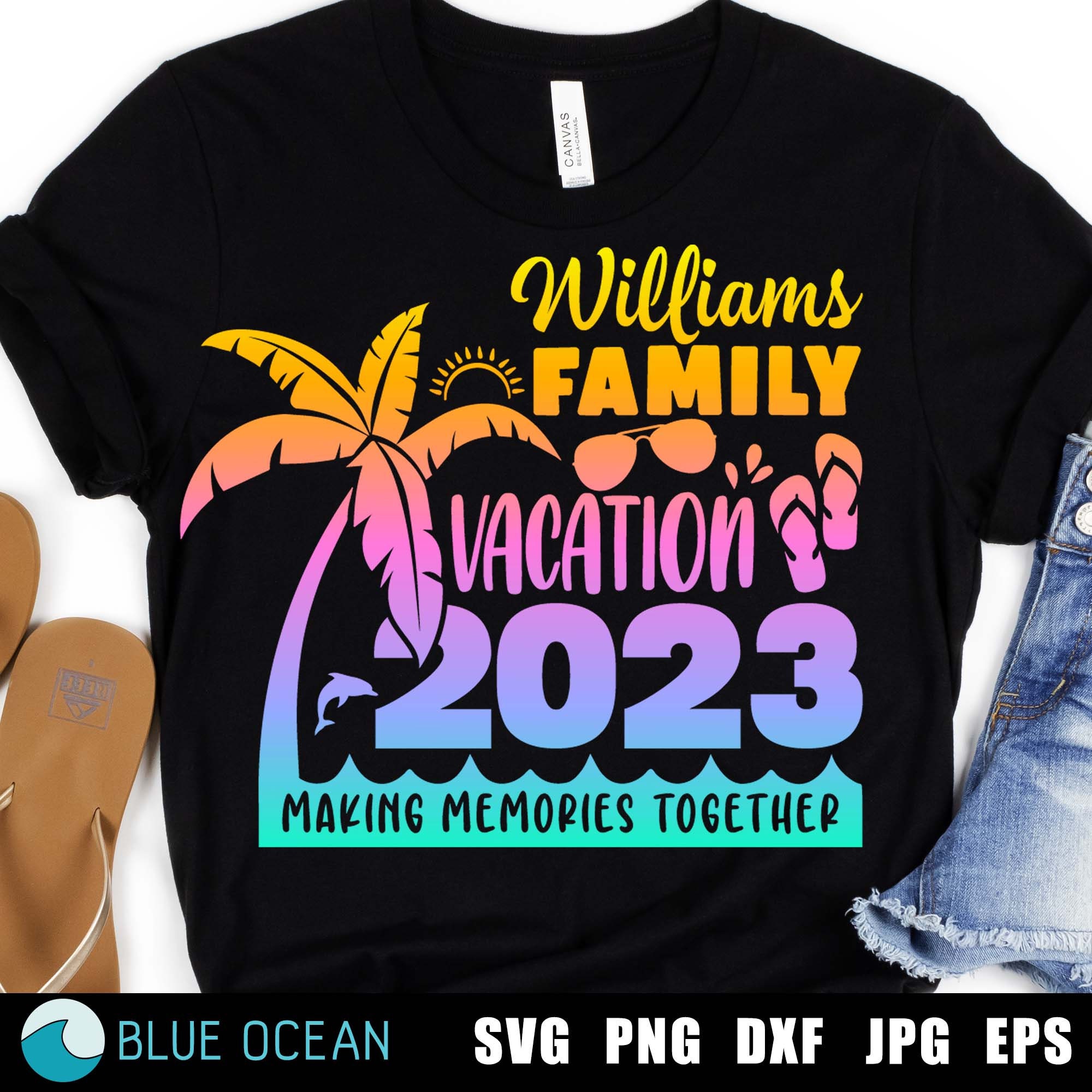 Family Vacation 2023 SVG Making Memories Together Custom - Etsy Australia