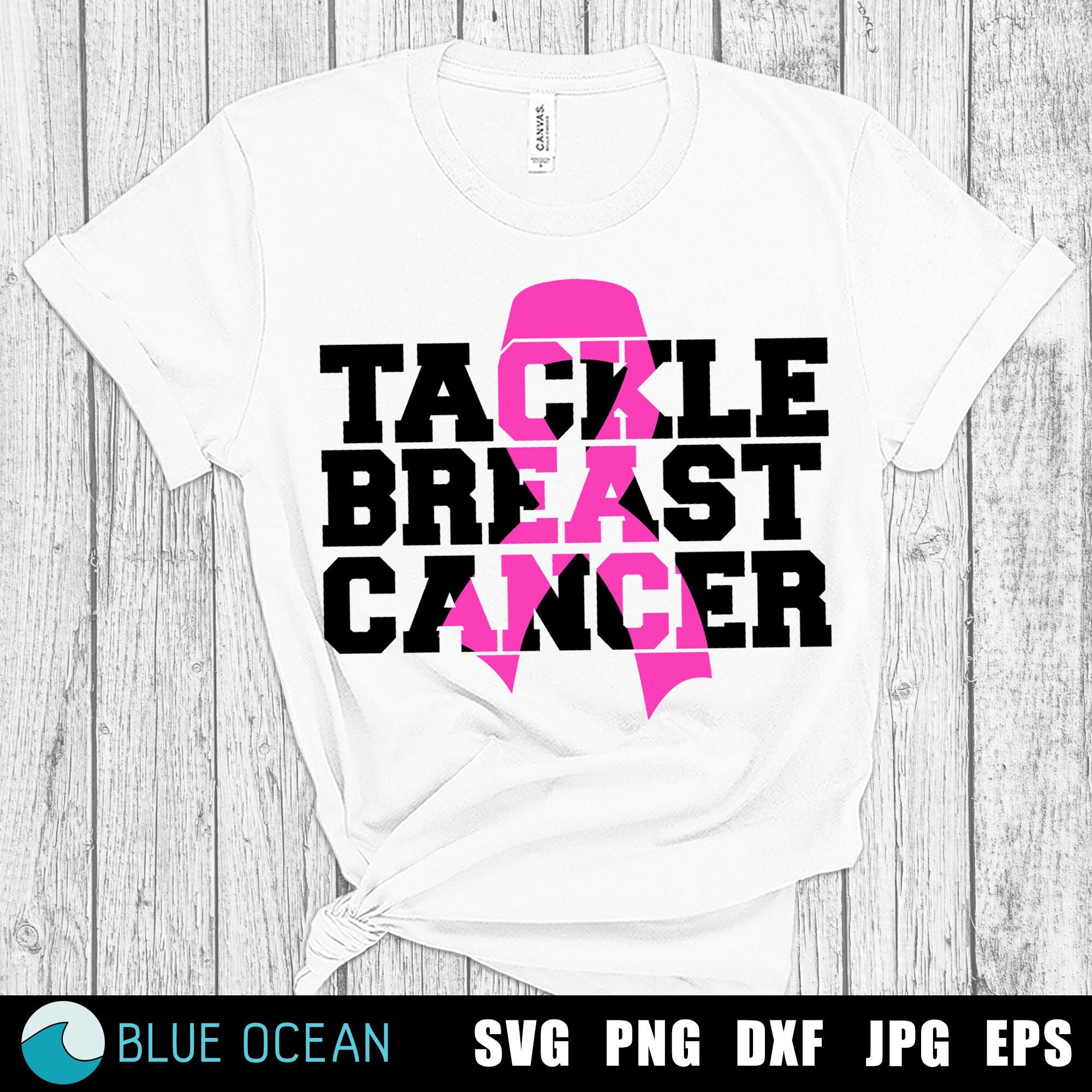 Tackle Breast Cancer Svg Breast Cancer Svg Breastcancer Svg - Etsy