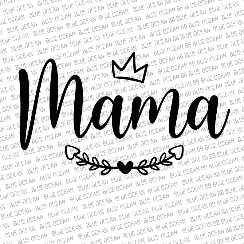 Mama mini SVG Mama svg Cricut SVG Silhouette cut files  Etsy