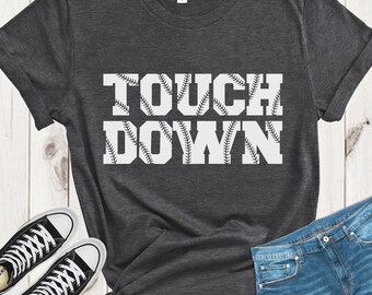 Baseball Touchdown SVG: Lustige sarkastische Schnittdateien (Digitaler Download)