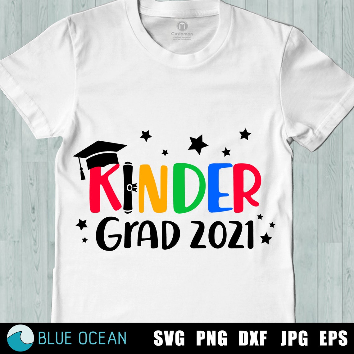 Download Kinder Grad 2021 SVG Kinder Graduation SVG Kindergarten Grad | Etsy