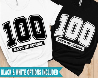 100 tage Schule SVG, 100 tage PNG, 100 tage Shirt PNG, Lehrer Shirt SVG