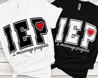 Ich ermutige den Fortschritt IEP Lehrer SVG - Zurück in der Schule (Digitaler Download)