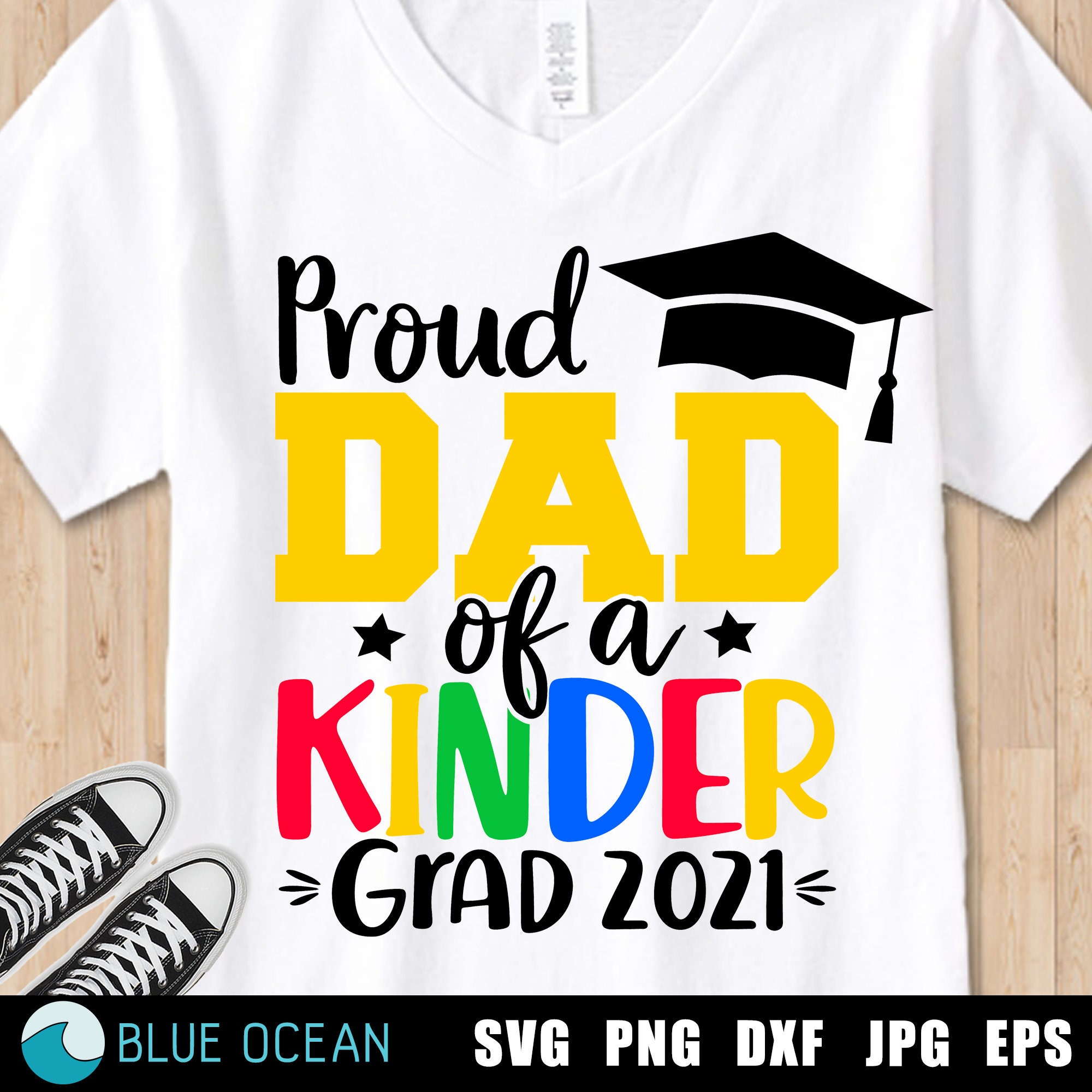 Download Proud Dad of a Kinder Grad 2021 SVG Kinder Graduation 2021 ...