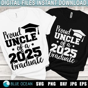 Fier oncle d'un diplômé SVG 2025, fier oncle 2025, SVG senior 2025, chemise fier oncle